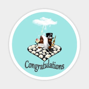 Wedding Day Congratulations Gift Magnet